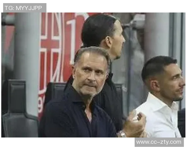 米兰老板卡迪纳莱亲临球队探访与球员阿莱格里亲切互动